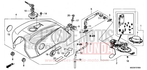 FUEL TANK/FUEL PUMP CB1100SAE de 2014